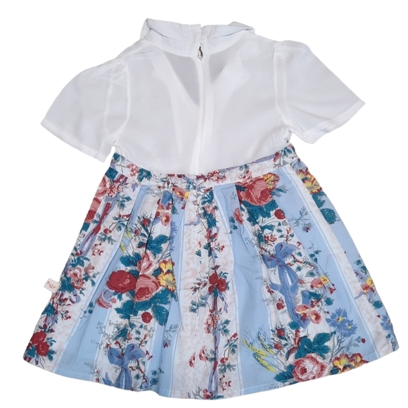Patpat Little Lady Floral A-Line Dress Cottage Style Size 2T/3T Toddler Girls - Picture 9 of 9